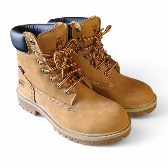 Timberland PRO Shoes - Women's Timberland Pro 6" Work Boots 7.5 Waterproof & Insulated Nubuck Tan MINT!